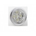 LED Spot Bulb GU10 5W 0-400LM Warm White Dimmable(AC220V,Silver)